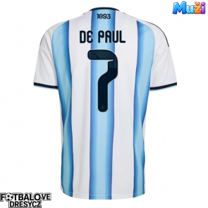Argentina Rodrigo De Paul #7 Domácí Dres MS 2026 Krátký Rukáv
